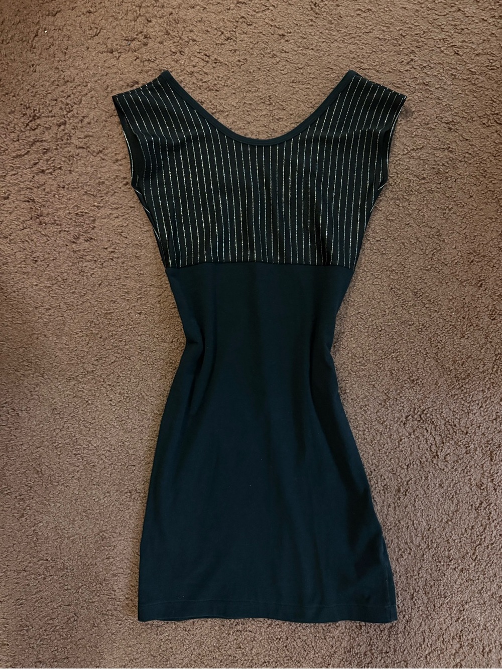 American Apparel black bodycon mini dress size adult x-small